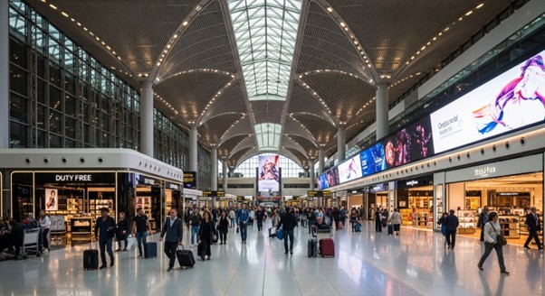 Istanbul Airport advertising, outdoor media planning Turkey