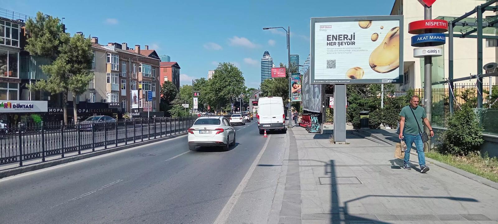 S&P Global digital OOH placement 1